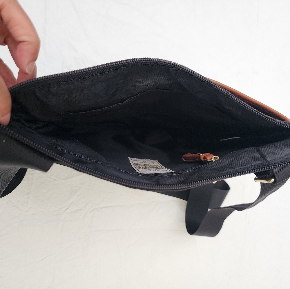 Bric's Nylon Crossbody Bag Black - Picture 8 of 8